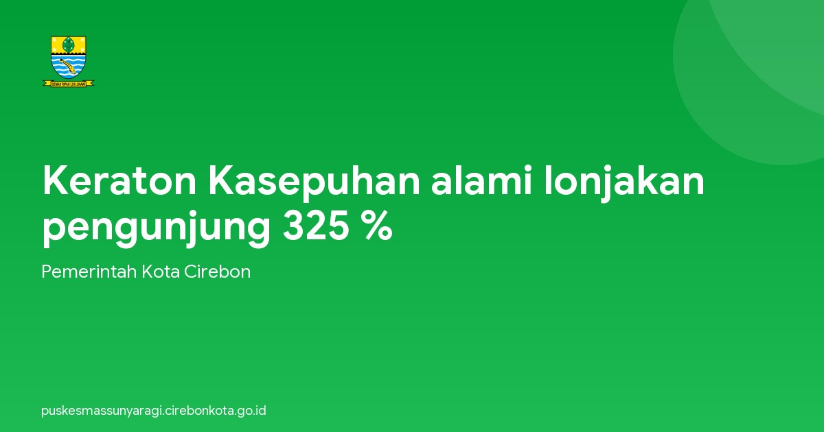 Keraton Kasepuhan alami lonjakan pengunjung 325 %