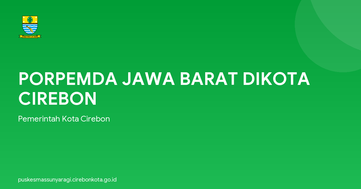 PORPEMDA JAWA BARAT DIKOTA CIREBON