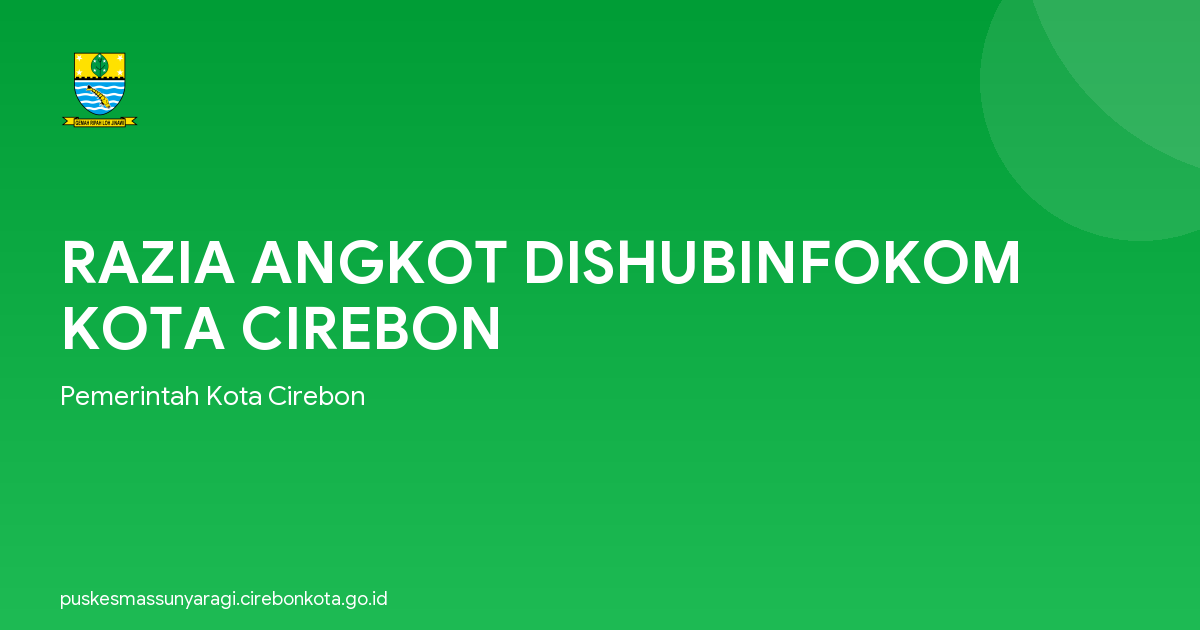 RAZIA ANGKOT DISHUBINFOKOM KOTA CIREBON