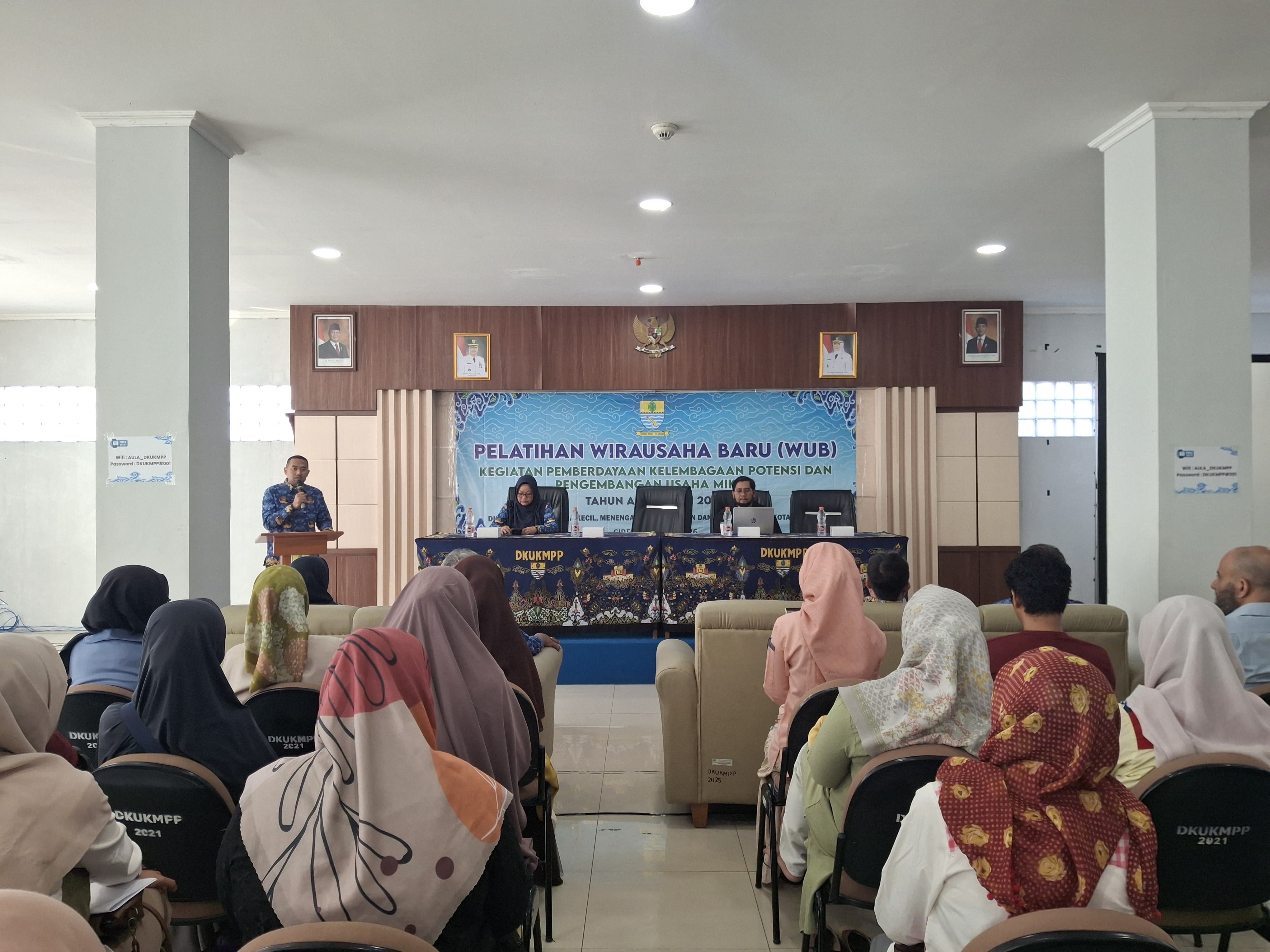Tingkatkan Kompetensi Pelaku Usaha, DKUKMPP Selenggarakan Pelatihan Wirausaha Baru (WUB)