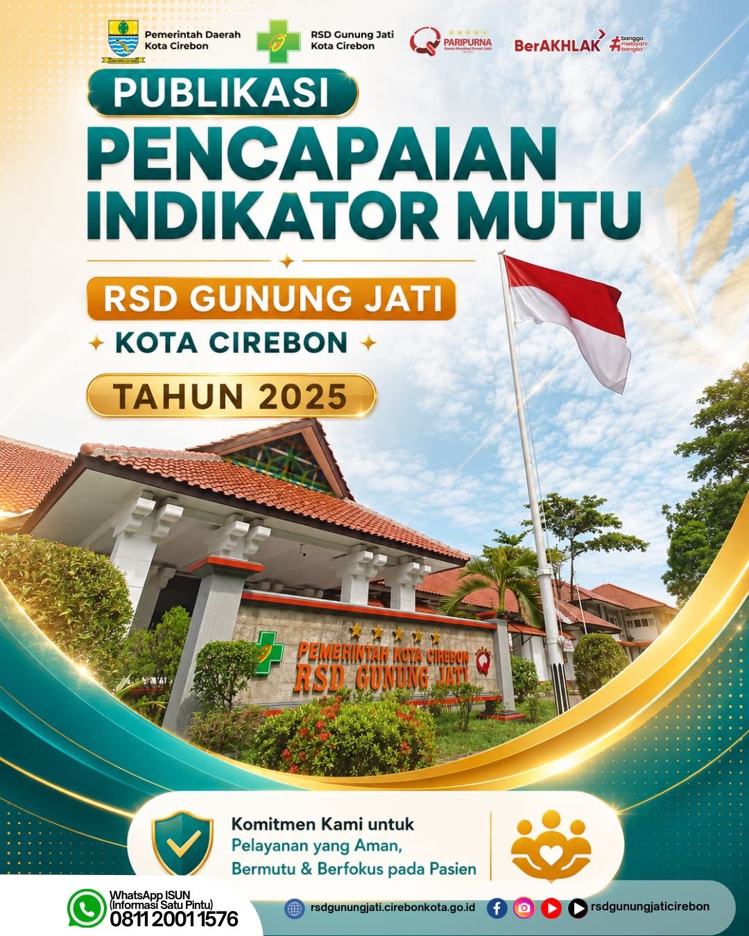 Pencapaian Indikator Mutu Tahun 2025 RSD Gunung Jati Kota Cirebon