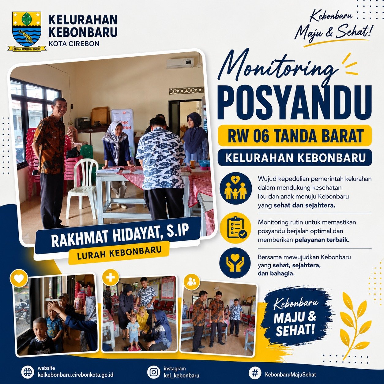 MONITORING POSYANDU RW 06 TANDA BARAT