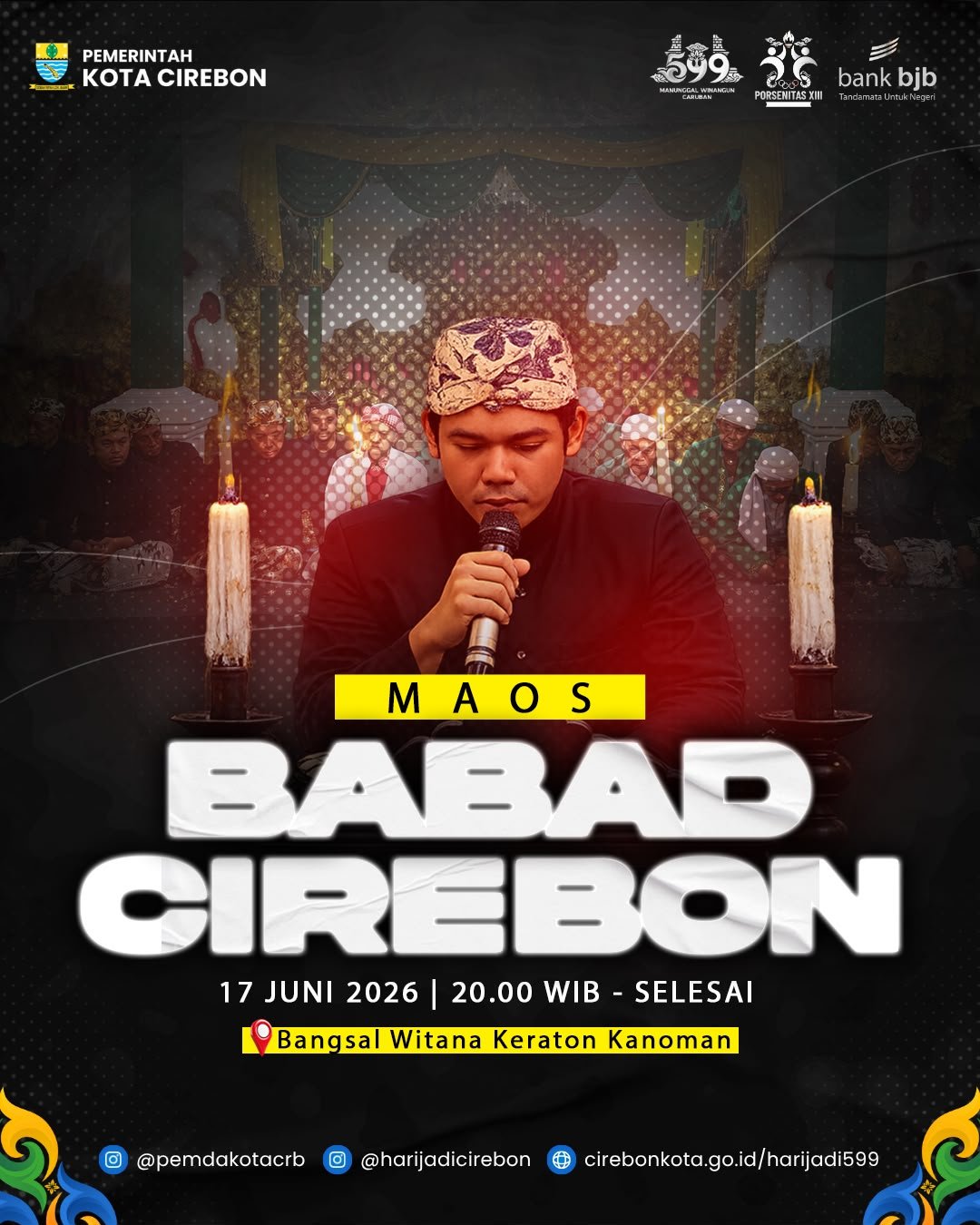 Kegiatan Maos Babad Cirebon dalam rangka hari jadi Cirebon ke-599
