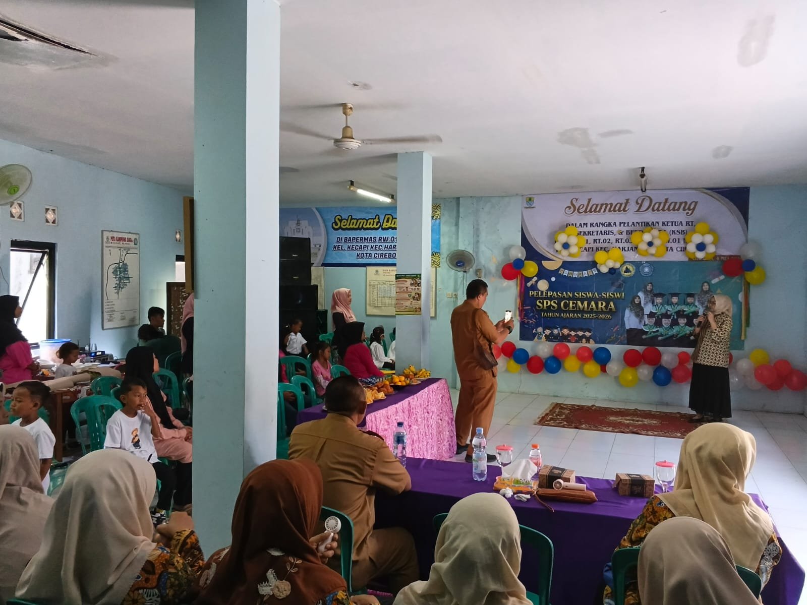 Kedatangan Ketua TP PKK Kota Cirebon dalam Acara Pelepasan Siswa-Siswi SPS Cemara
