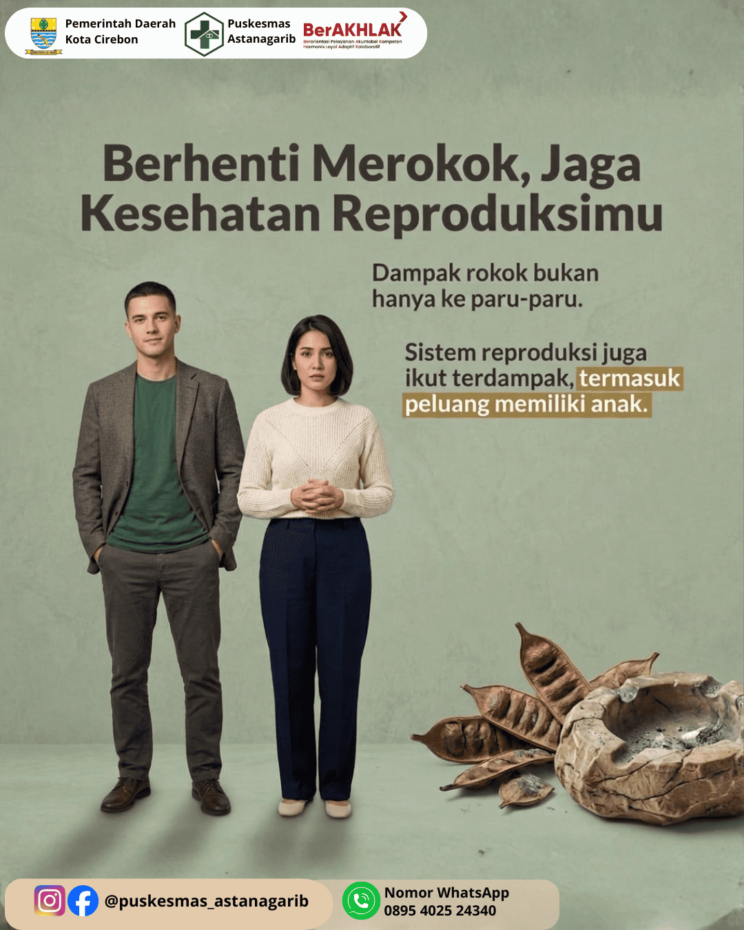 Berhenti Merokok, Jaga Kesehatan Reproduksimu