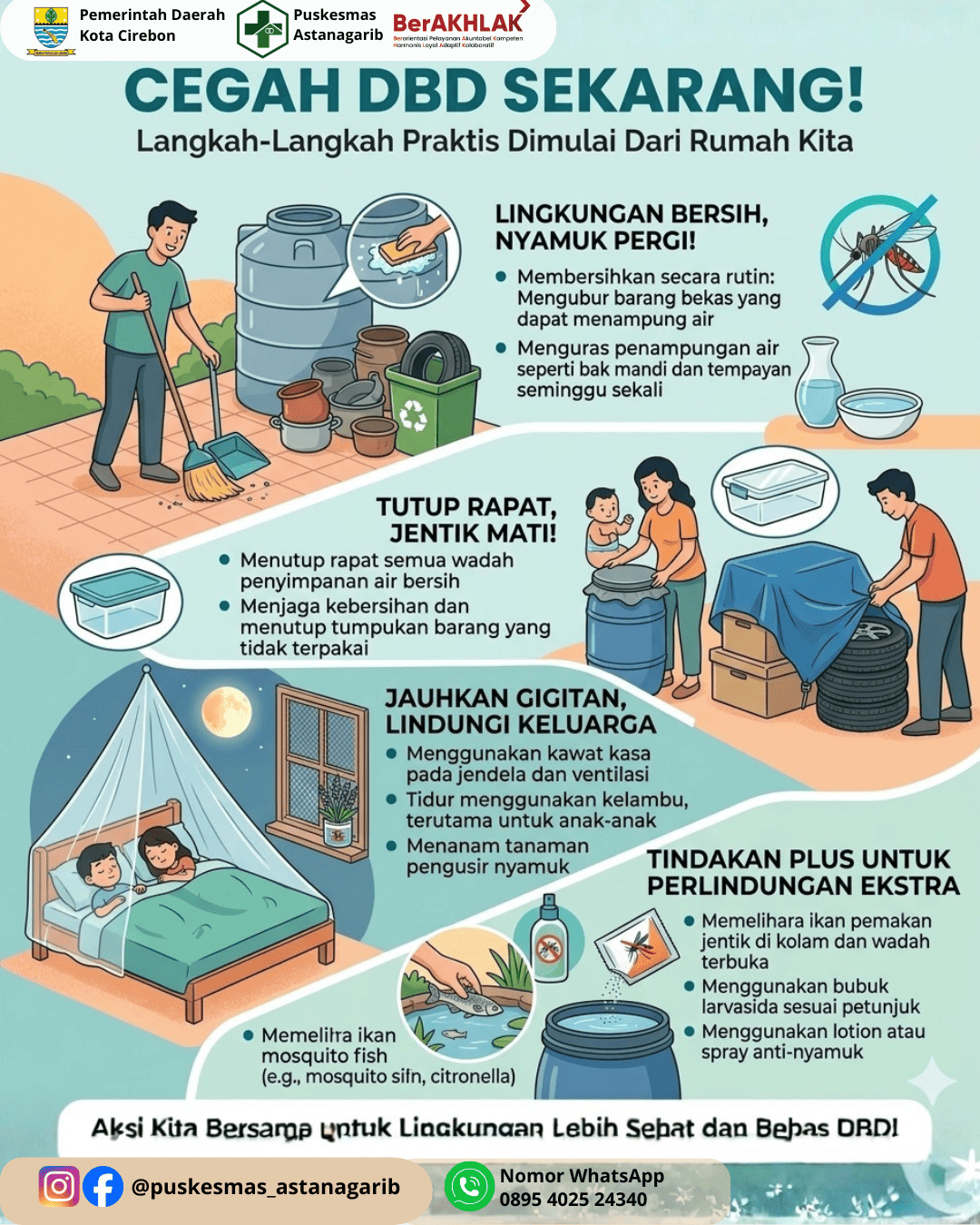 Cegah DBD : Langkah-Langkah Praktis Dimulai dari Rumah Kita