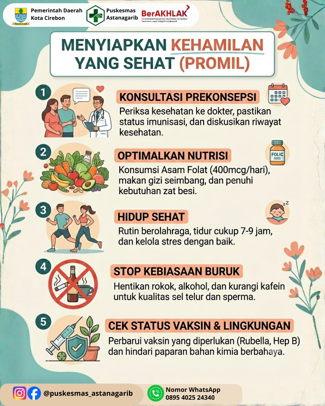 Menyiapkan Kehamilan Yang Sehat (Promil)