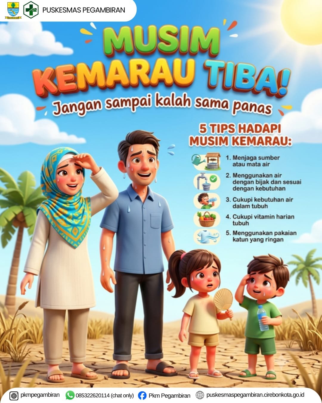 5 TIPS SEHAT HADAPI MUSIM KEMARAU