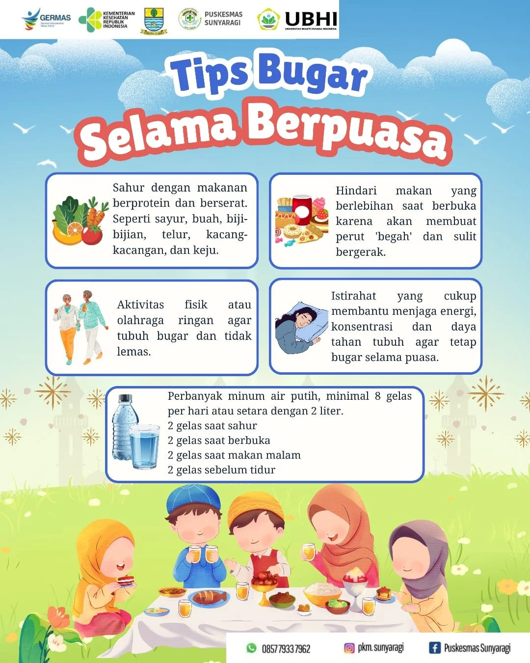 Tips Bugar Saat Berpuasa
