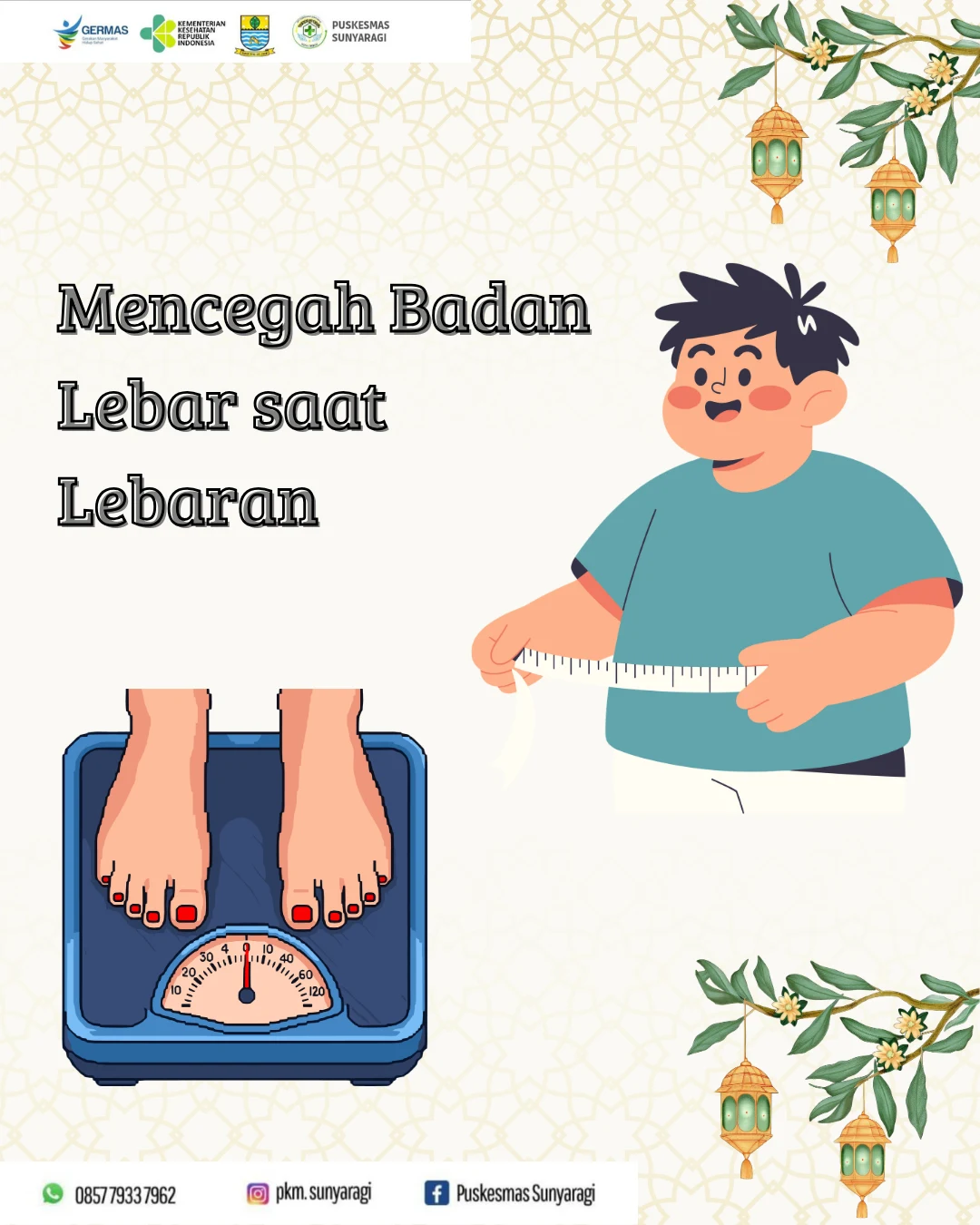 Mencegah Badan Lebar Saat Lebaran