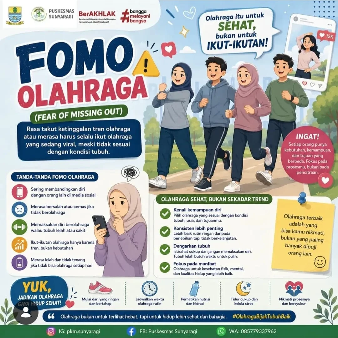 Jangan FOMO Olahraga